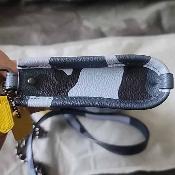 COACH MICKIE CROSSBODY CAMO PEBBLE CROSSBODY BAG - Picture 12 of 12